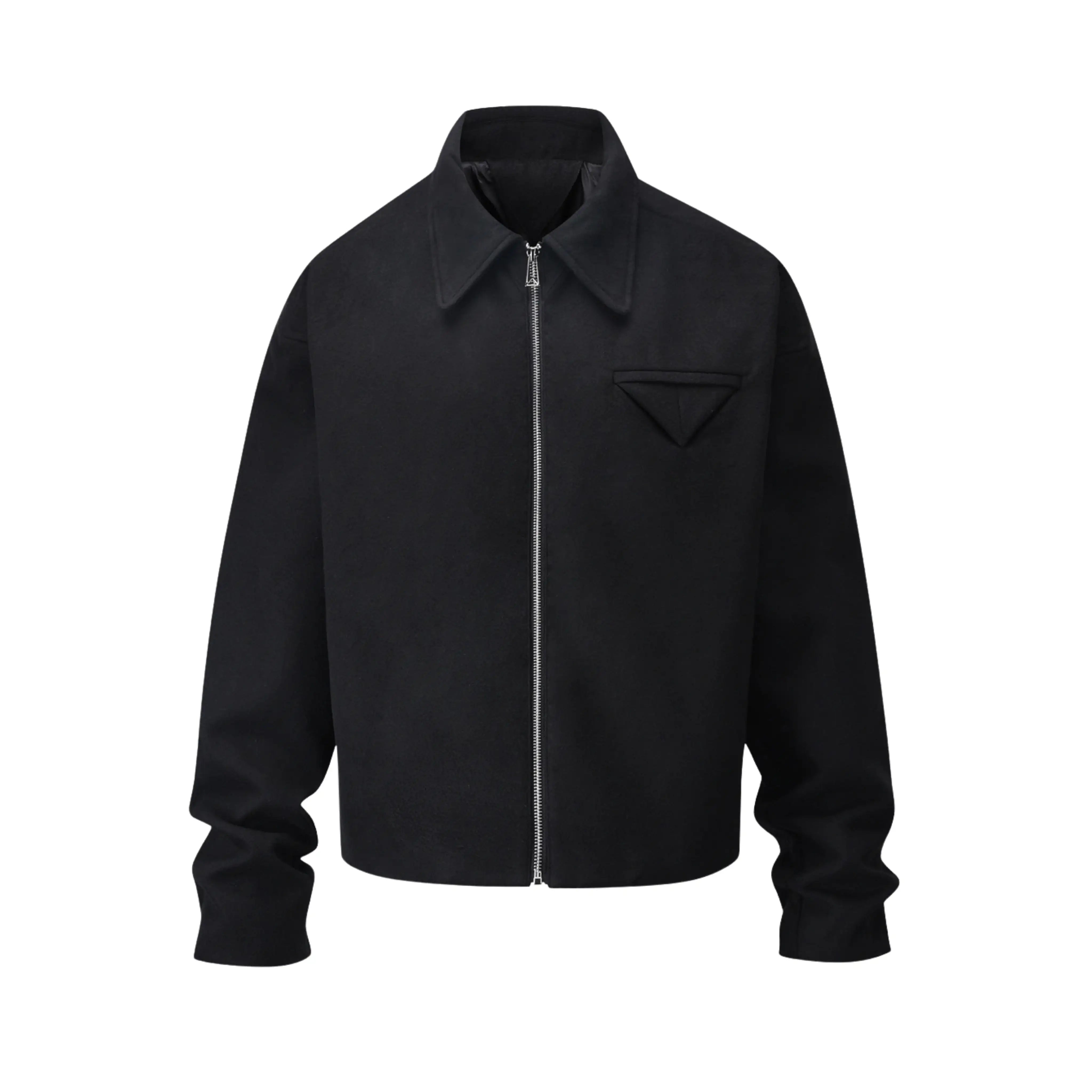 ZAFIR - VELOUR JACKET - Black - Off Culture