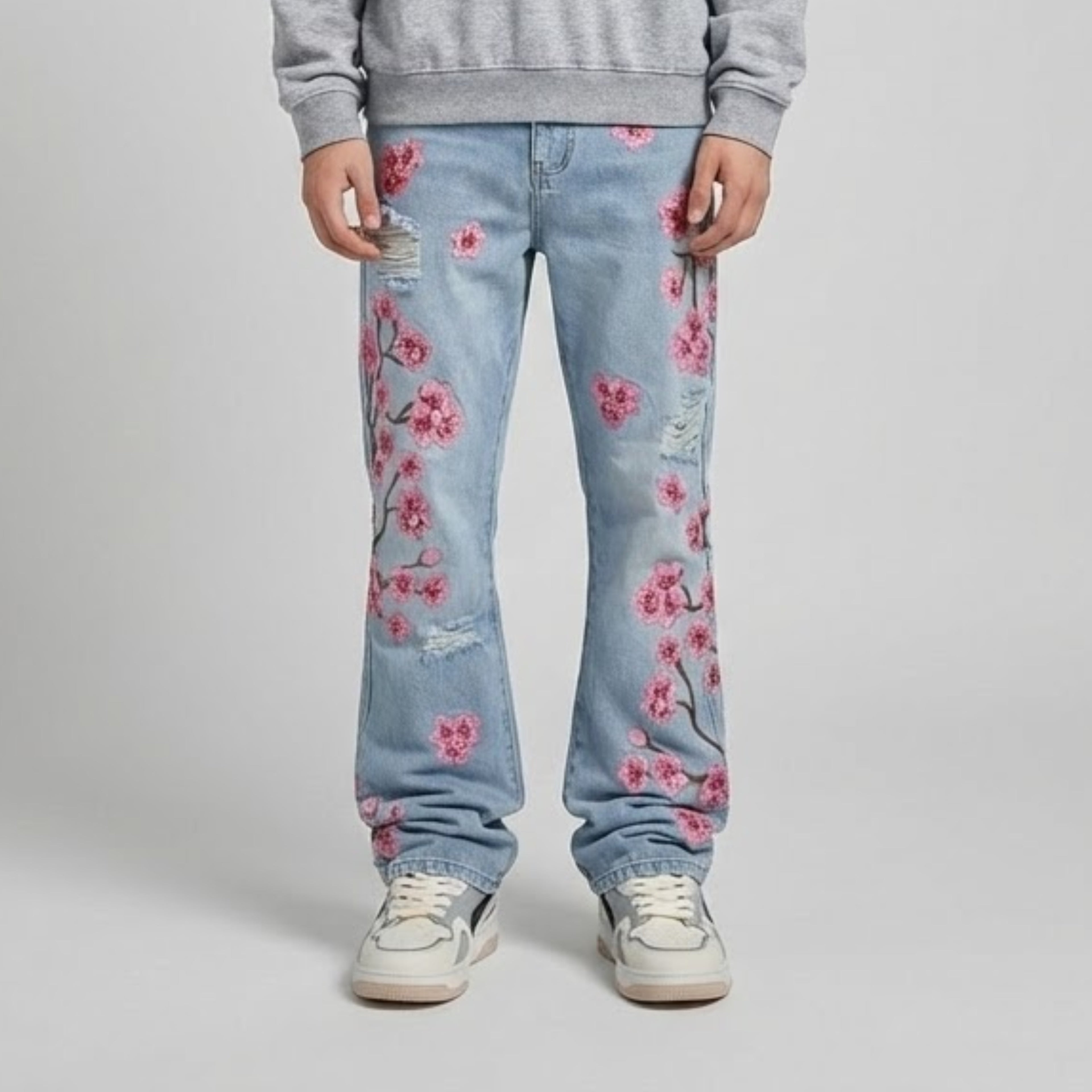 ROSES BLUE - DENIM