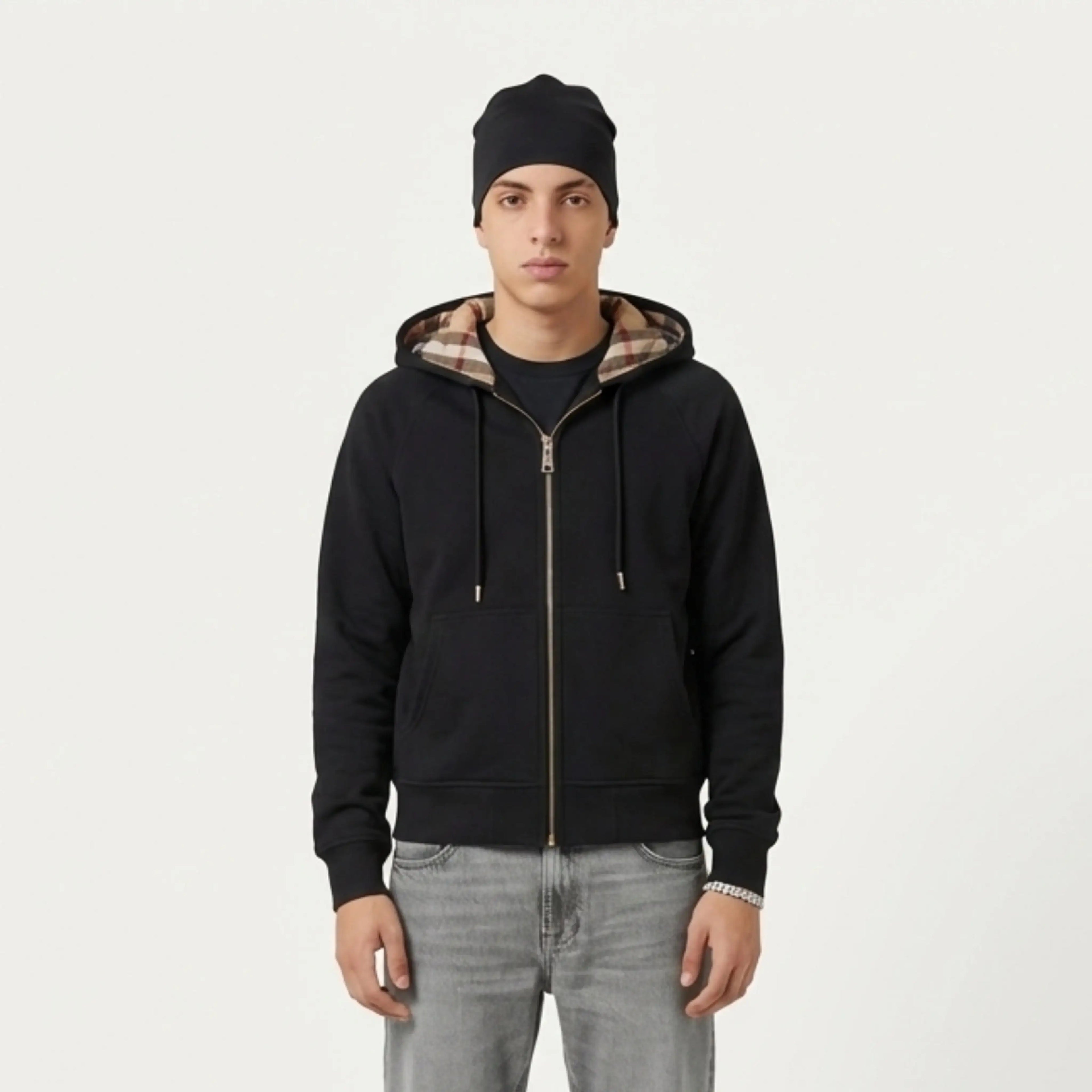 CHEQUER – ZIP HOODIE - Off Culture