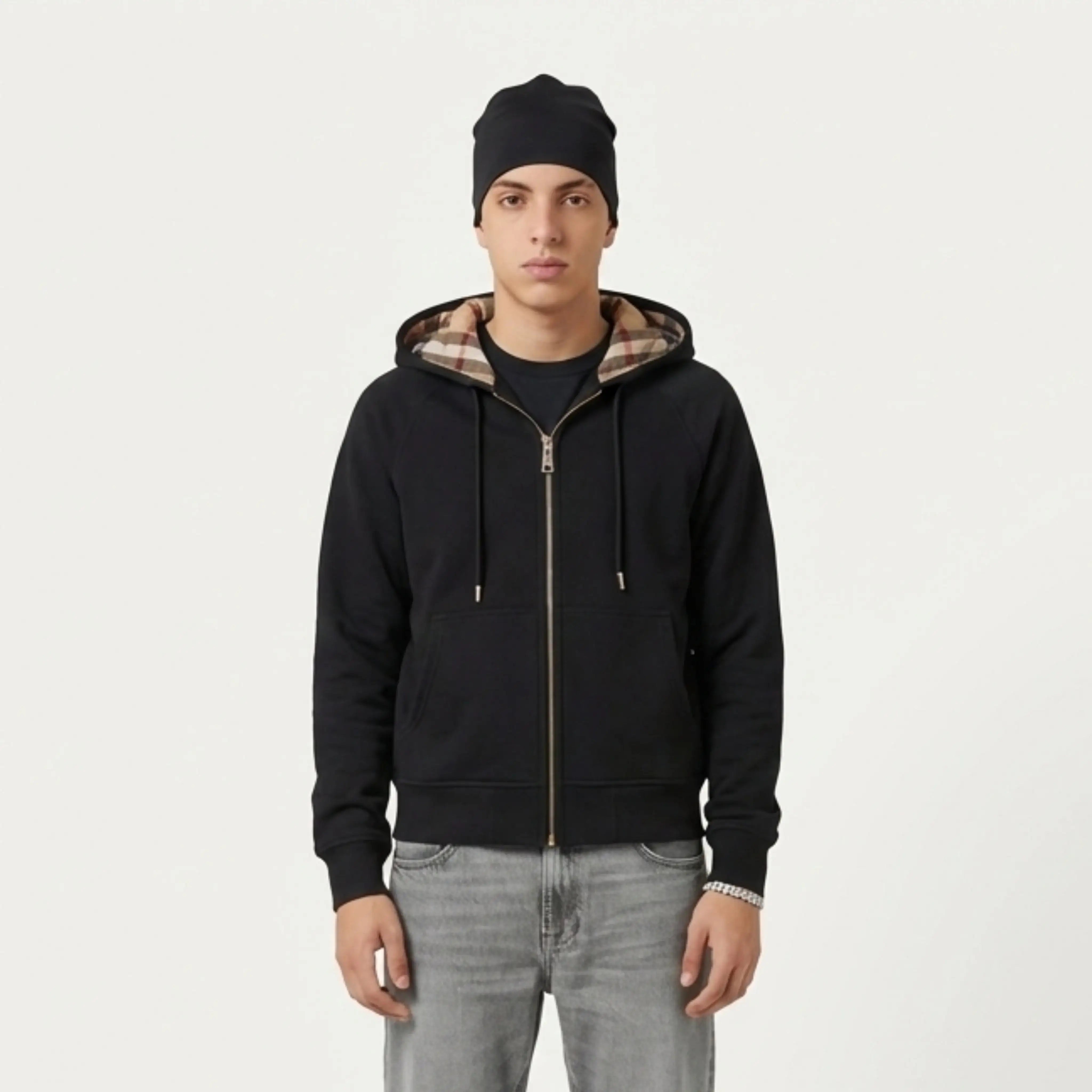 CHEQUER – ZIP HOODIE - Off Culture