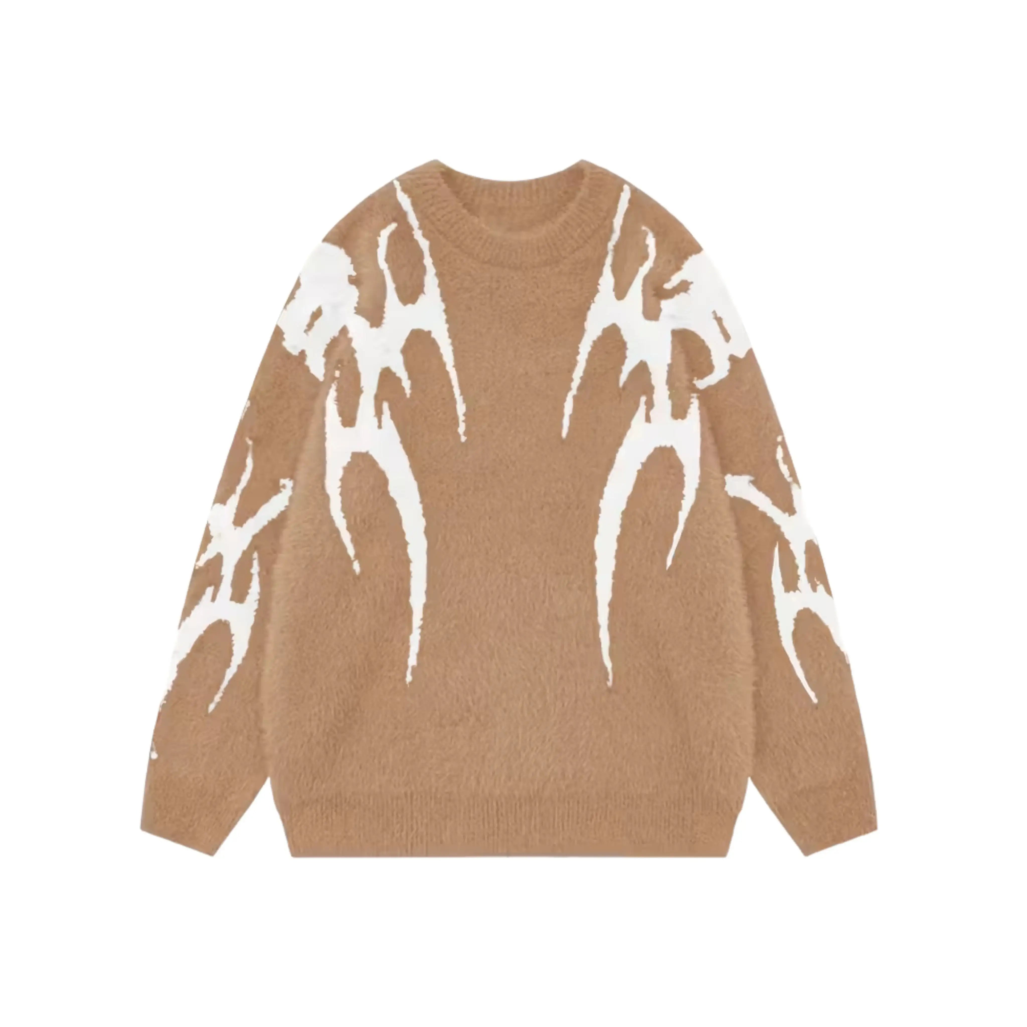 CRACKLINE — SWEATER - Brown - Off Culture