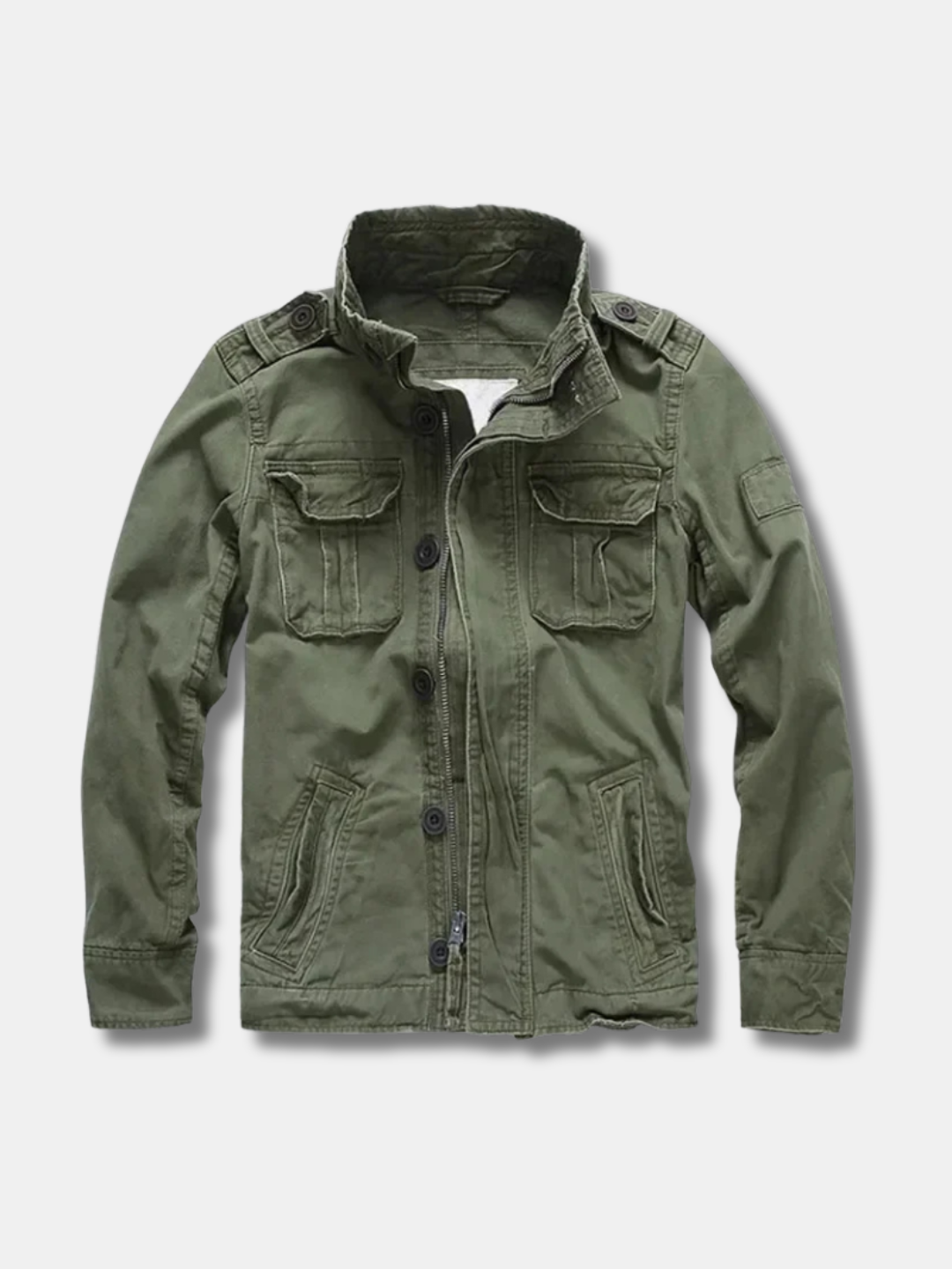 TERRAIN — FIELD JACKET — olive green field jacket, original front product view