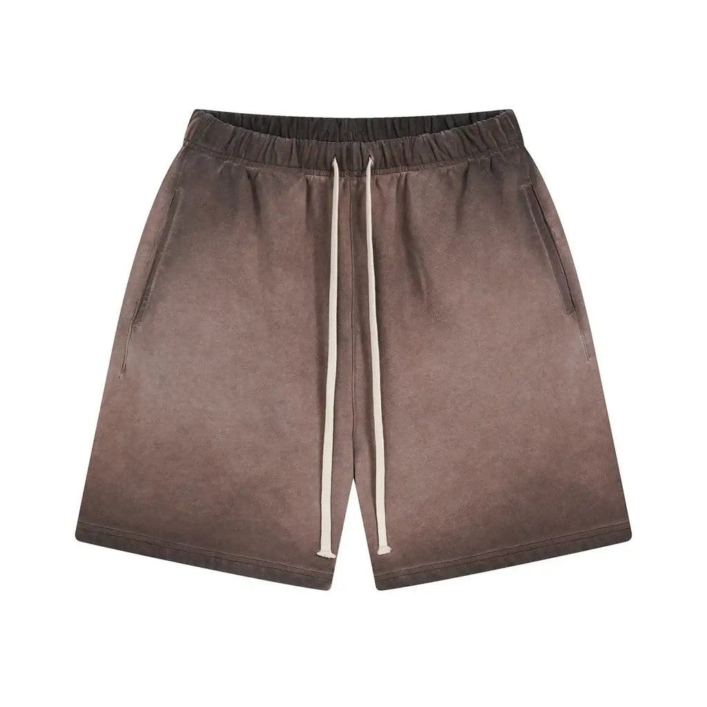 UMBER - WASHED SHORTS - Brown - Off Culture