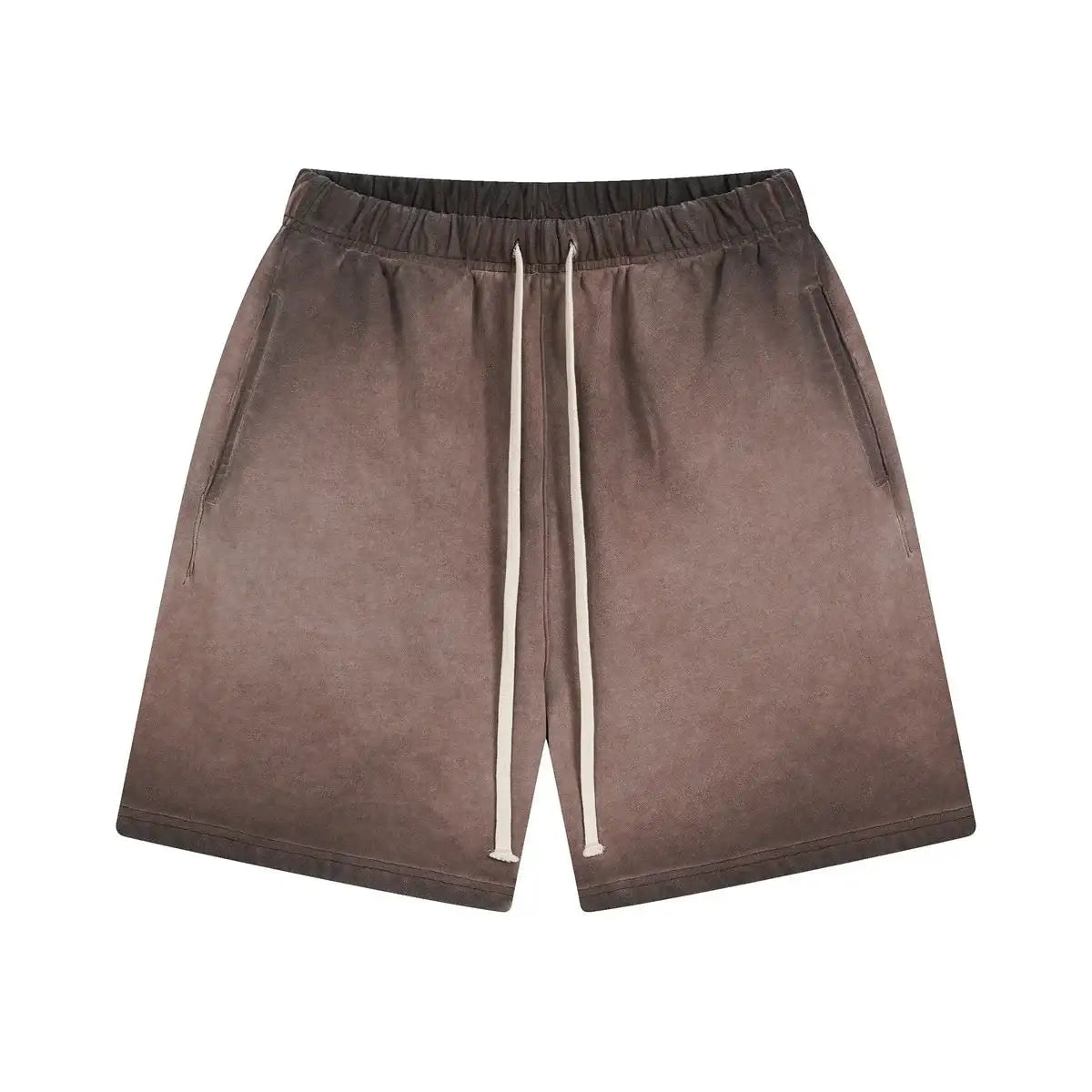 UMBER - WASHED SHORTS - Brown - Off Culture