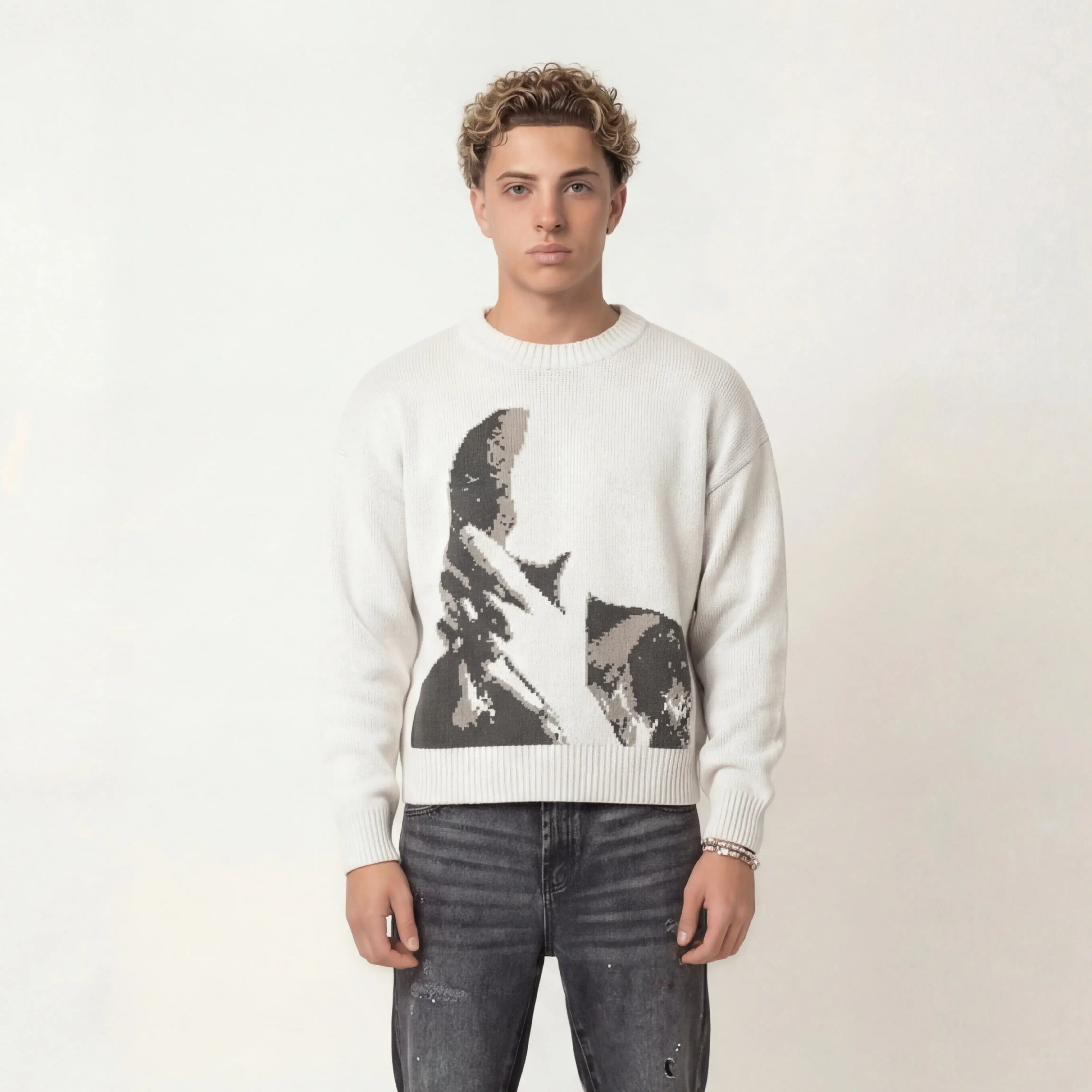 FRANK - KNITTED SWEATER - Off Culture