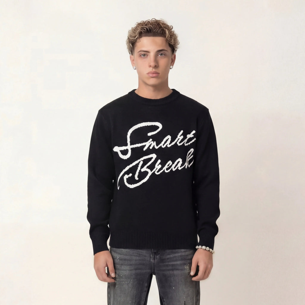 SMART BREAK – KNIT SWEATER - Off Culture