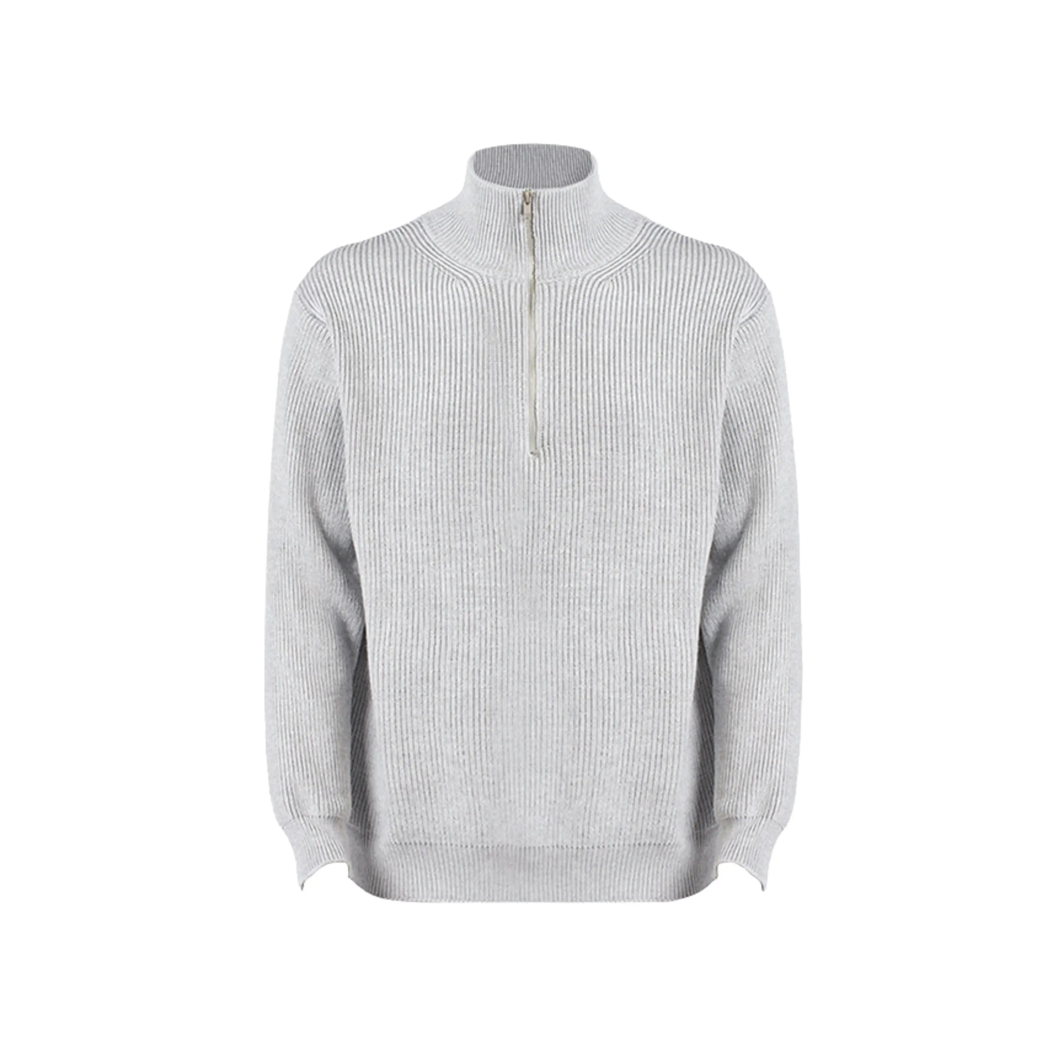 CORE ZIP — SWEATER - Light Grey - Off Culture