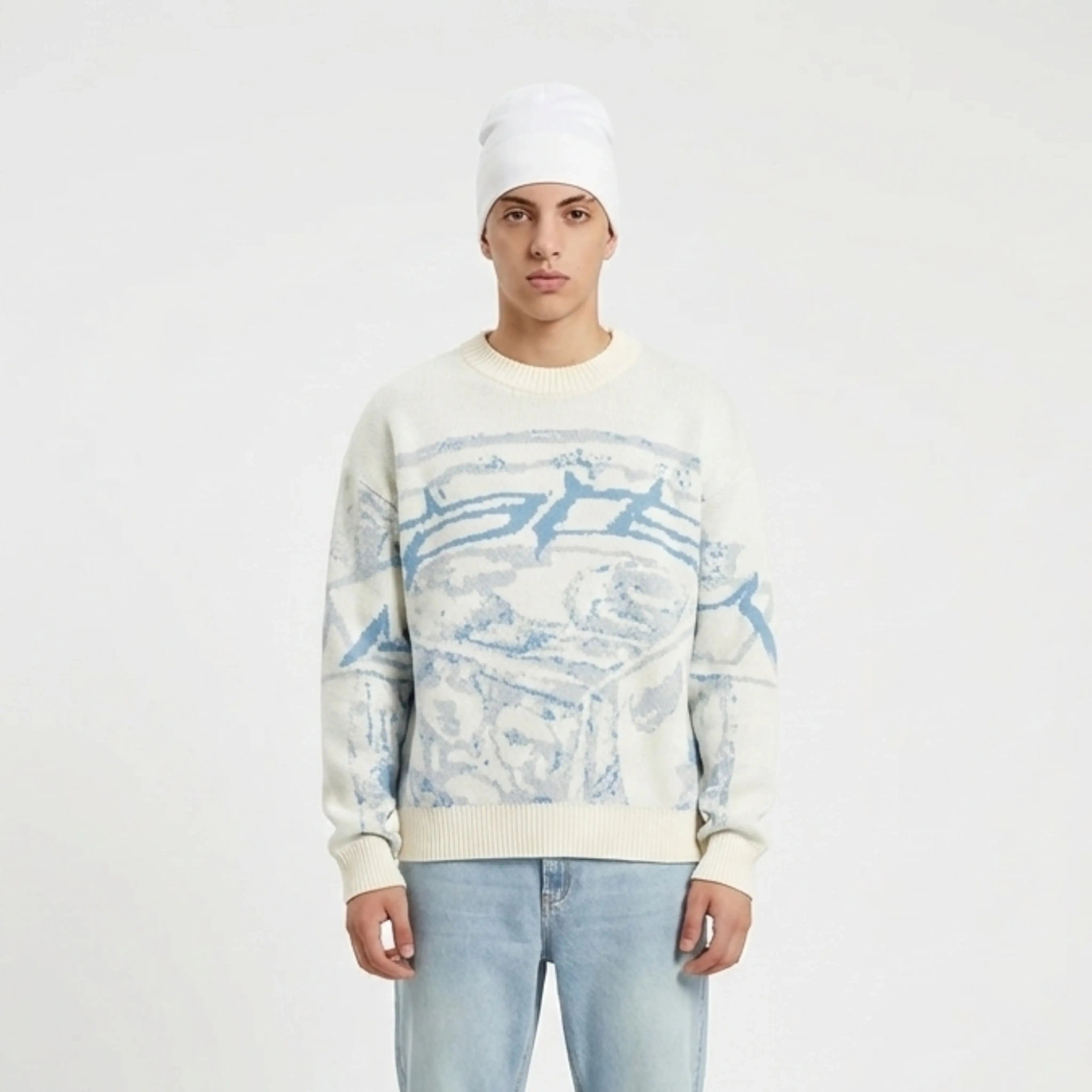 MUSEAU - KNITTED SWEATER - Off Culture