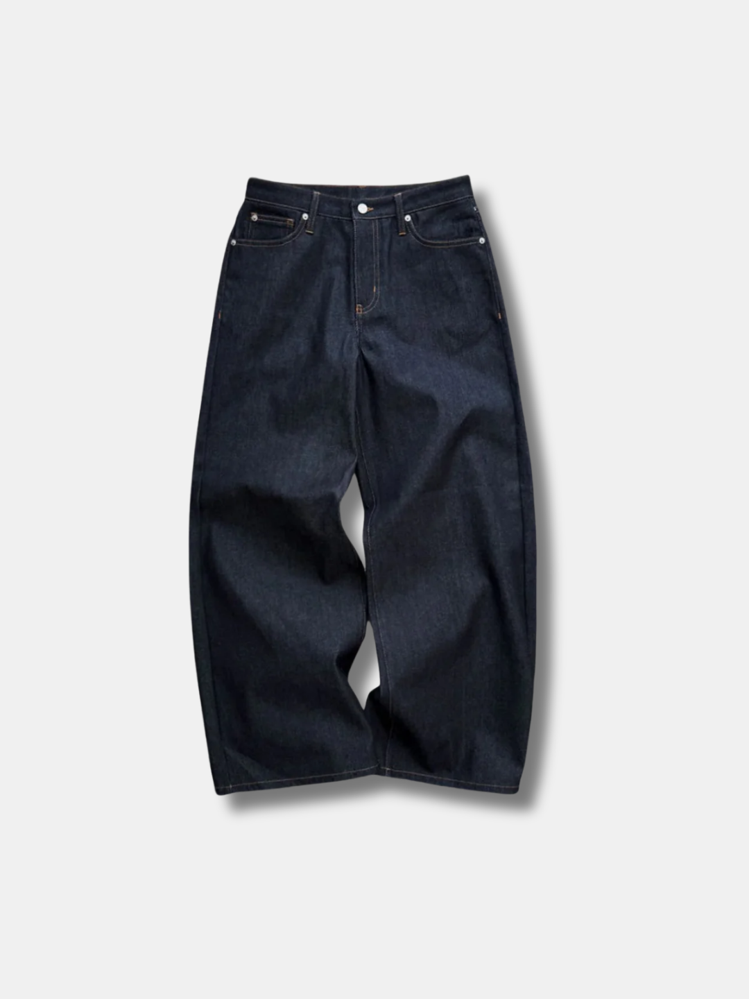 ARC — BARREL LEG JEANS — deep indigo barrel leg jeans, original front product view