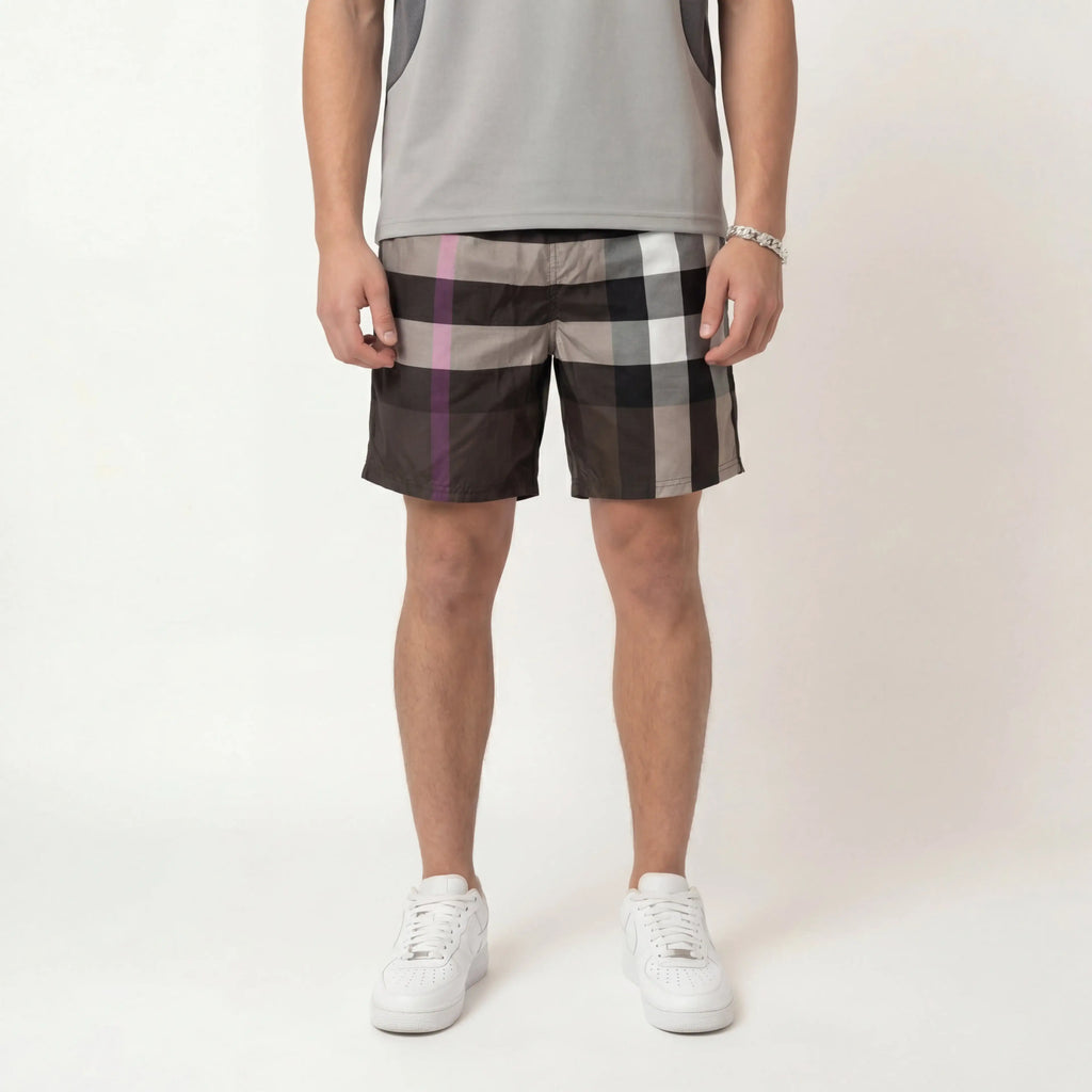 CHEQUERED - SHORTS DARK - Off Culture
