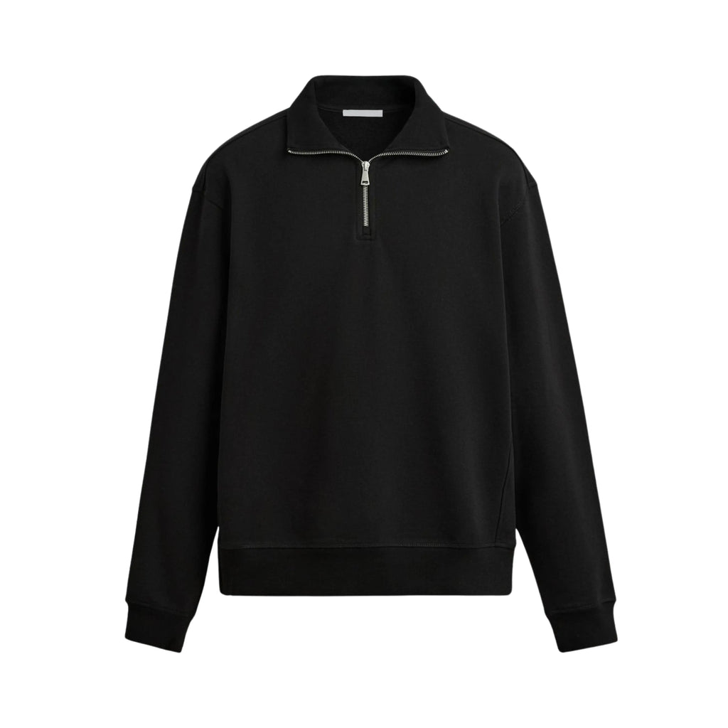 MEZZO ZIP — SWEATER - Black - Off Culture