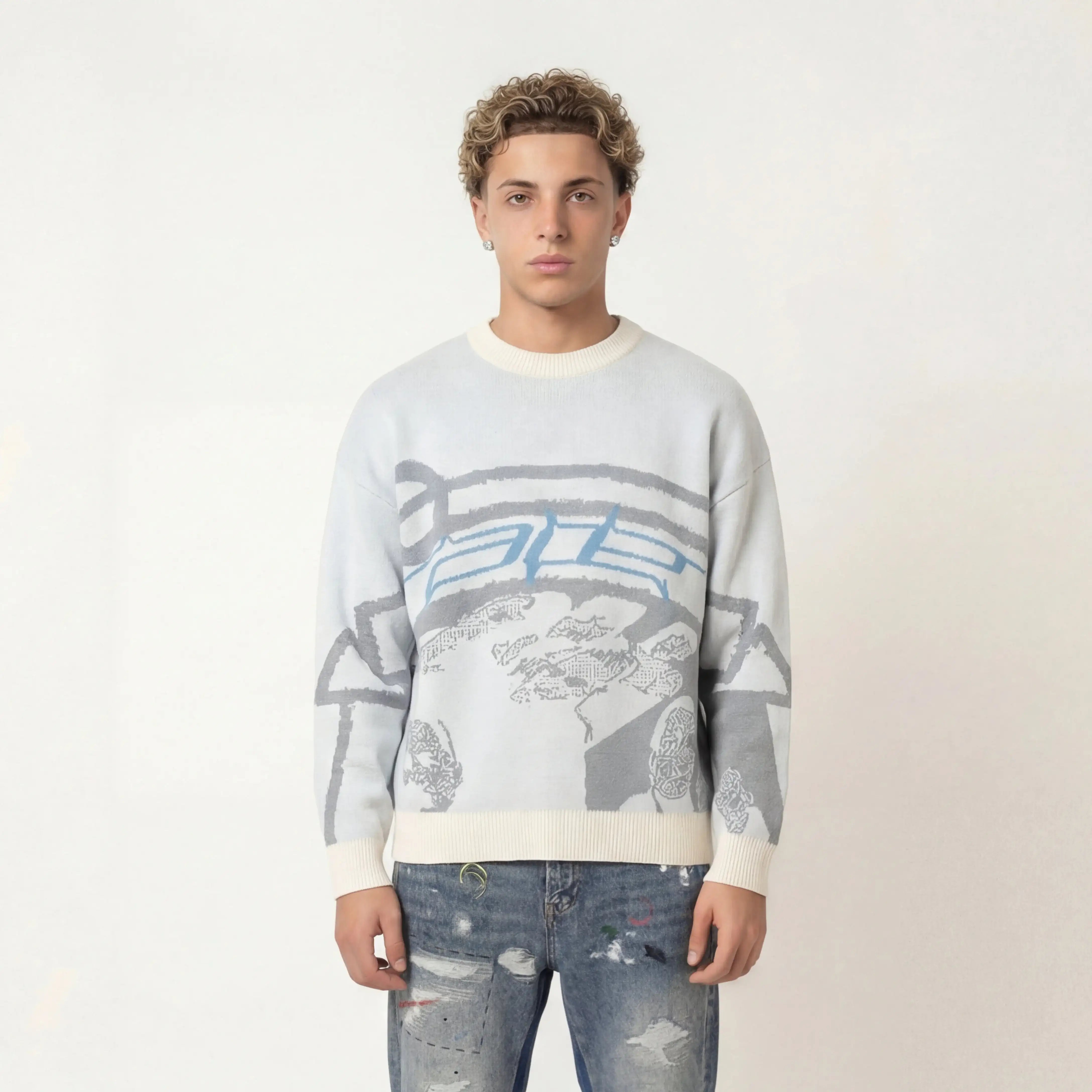 DOUCEUR - KNITTED SWEATER - Off Culture