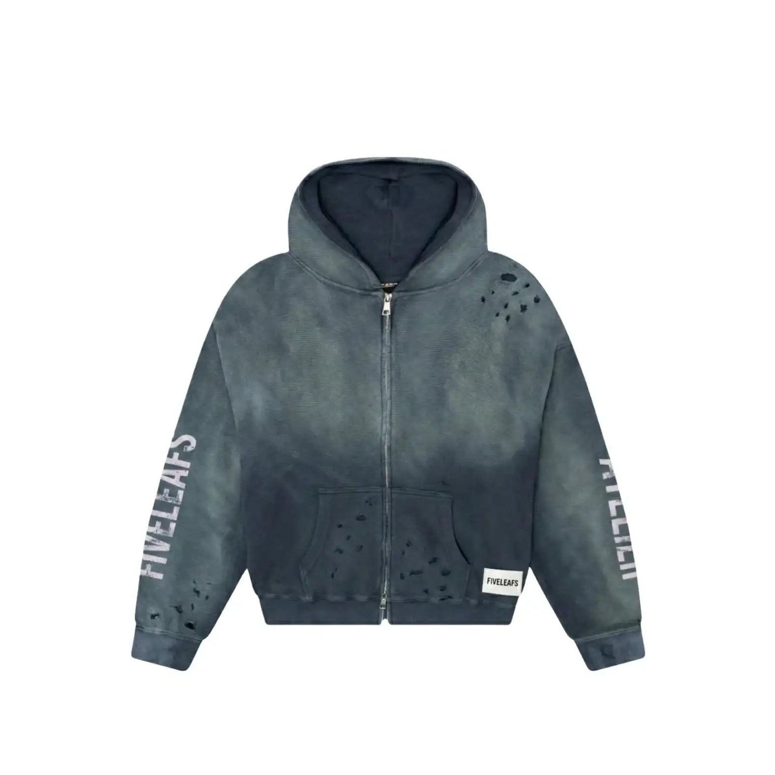 DISTRESS CORE — HOODIE - Blue - Off Culture