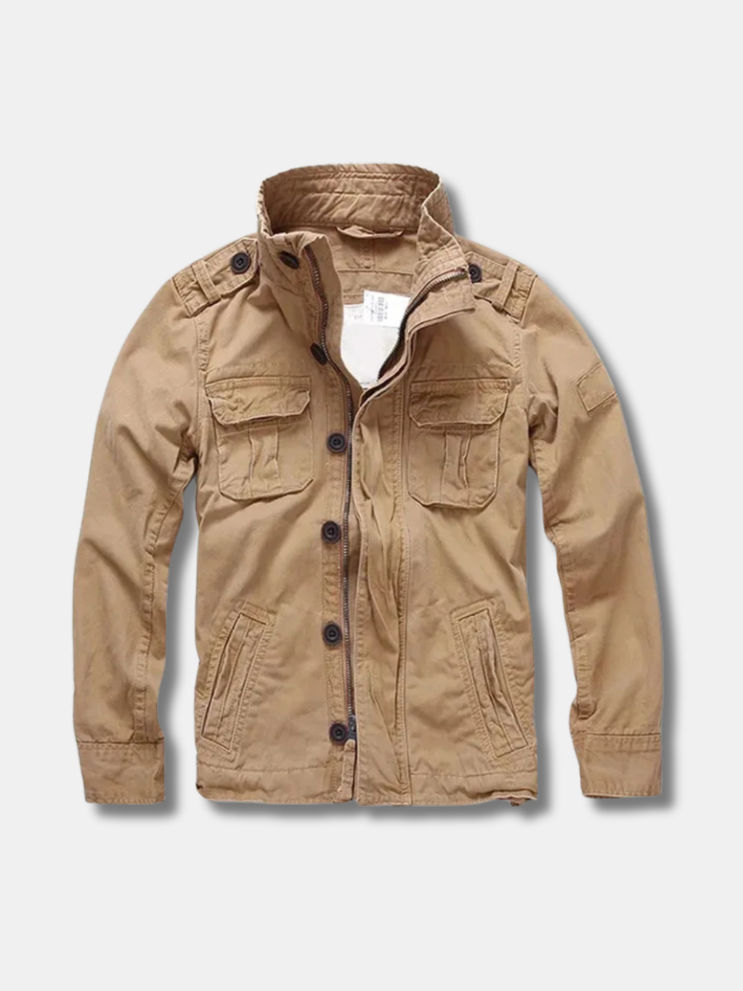 TERRAIN — FIELD JACKET — tan field jacket, front product view