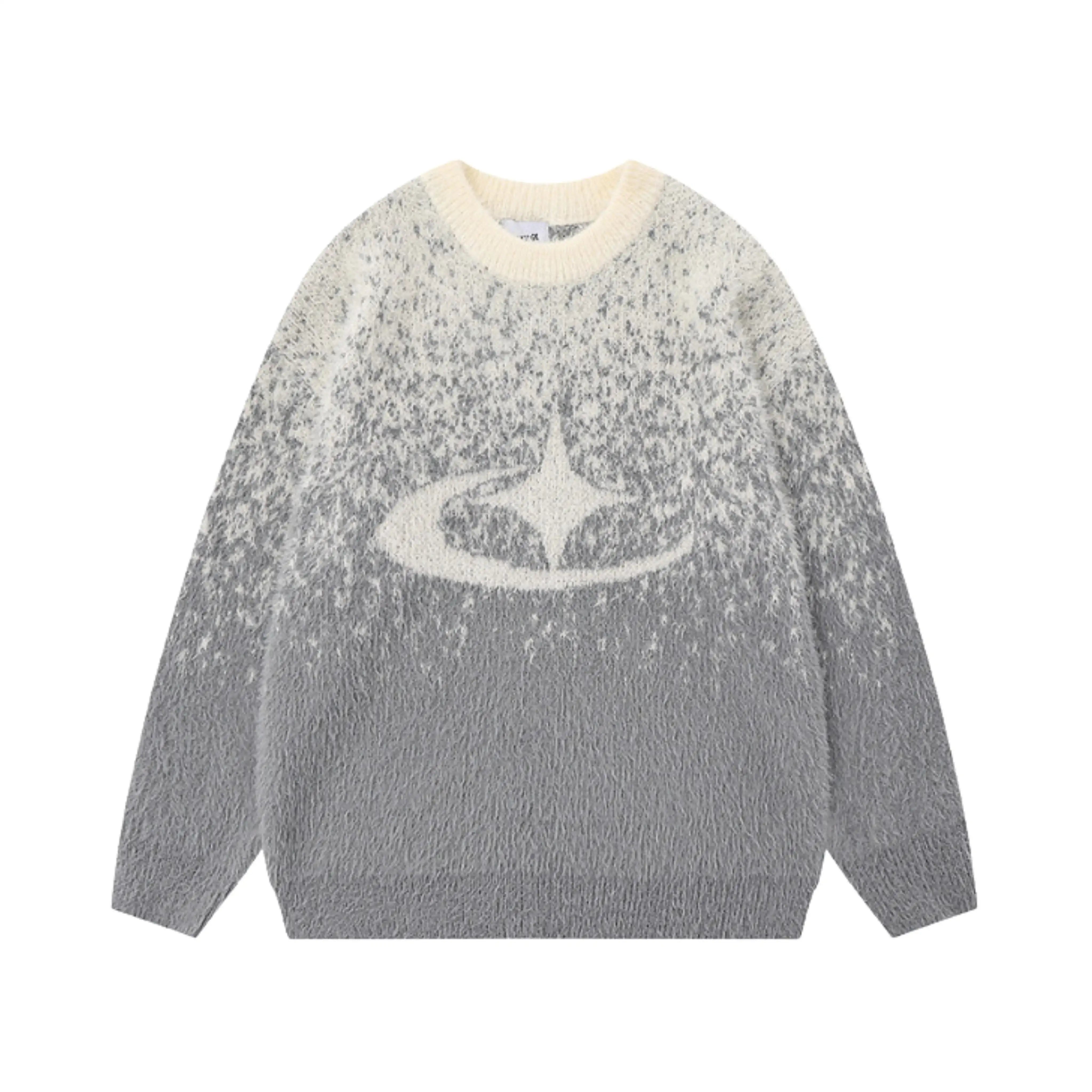 ASTRA – KNIT SWEATER - Grey - Off Culture