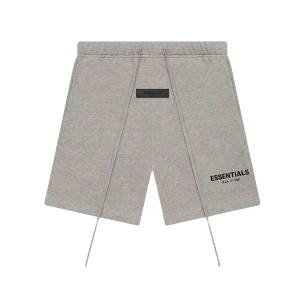 LITERA — TEE & SHORTS SET — grey drawcord shorts, product view