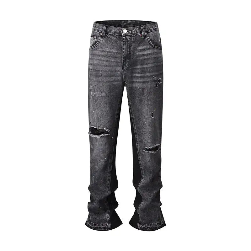 VELOA - FLARED DENIM - Black - Off Culture