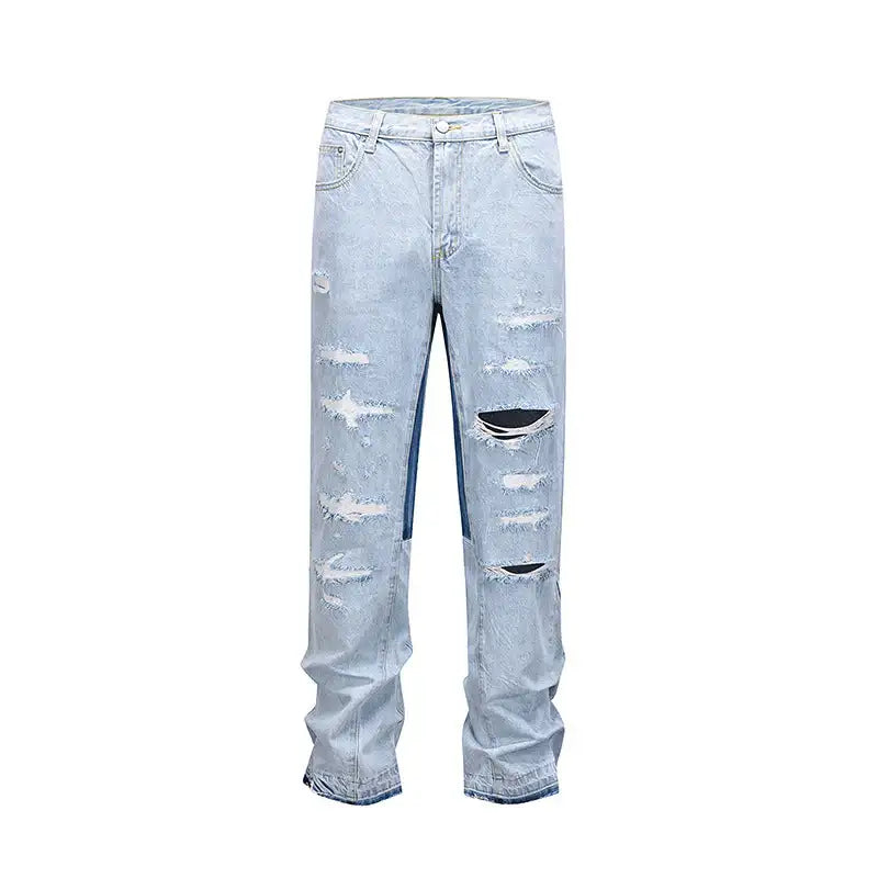 KUMORI - FLARED JEANS - Light Blue - Off Culture