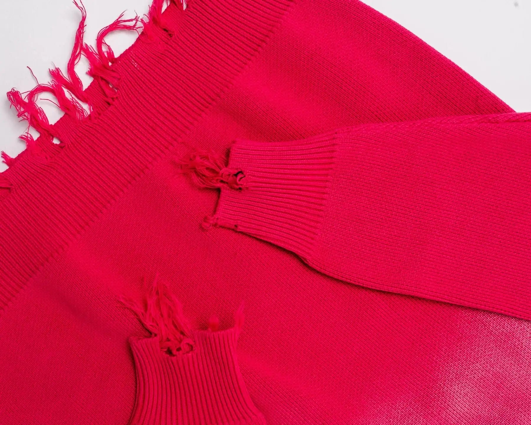 ARVID - DISTRESSED SWEATER - Off Culture