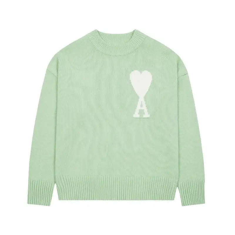 A - HEART SWEATER - Off Culture