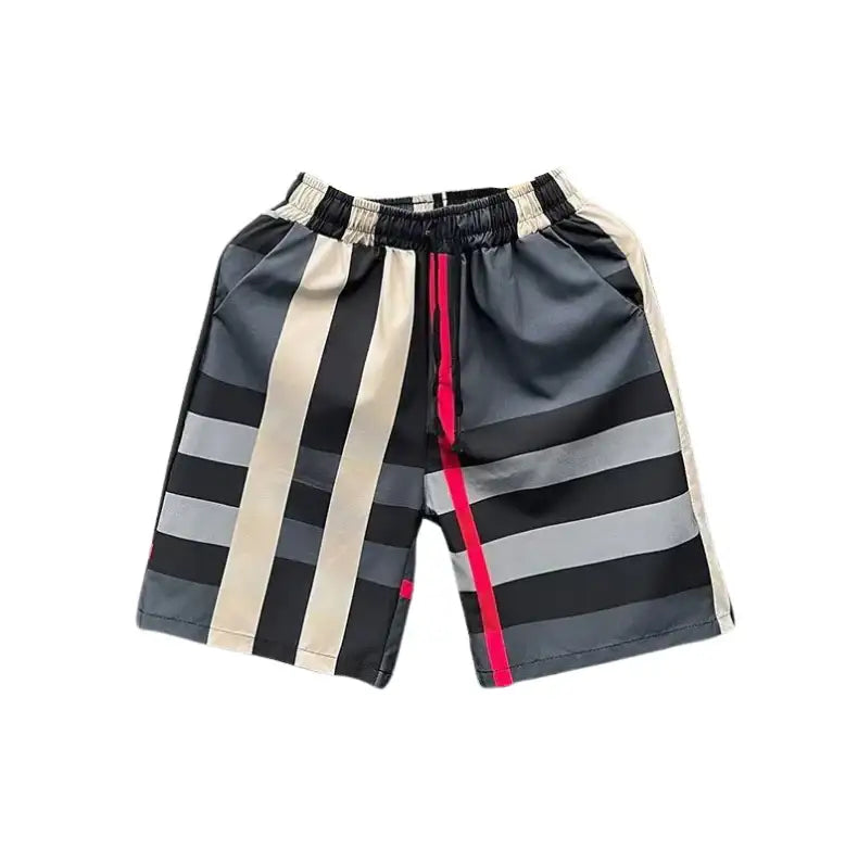 CHEQUERED - SHORTS NAVY - Off Culture