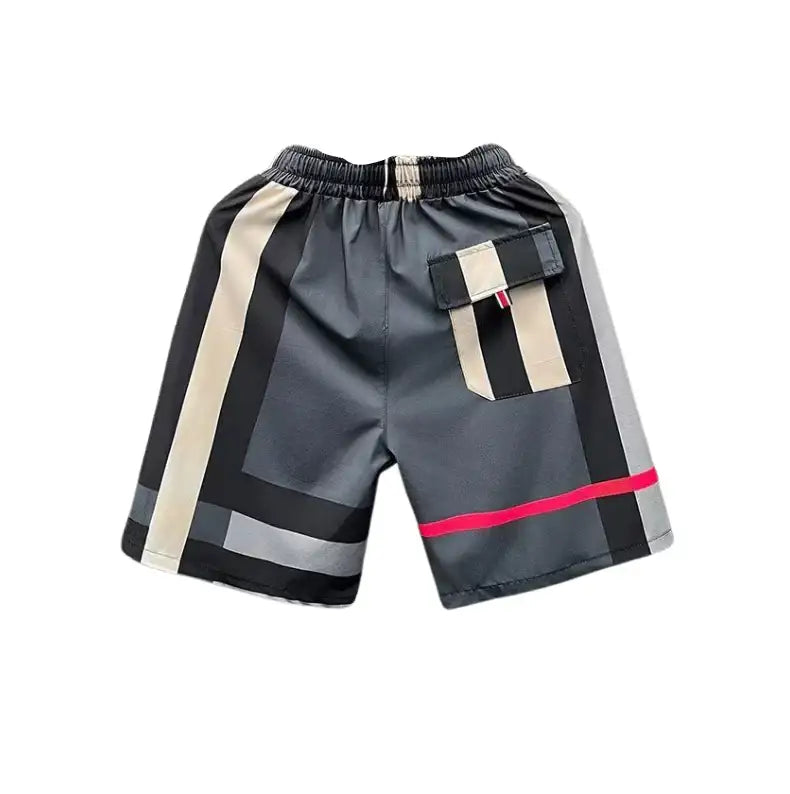 CHEQUERED - SHORTS NAVY - Off Culture