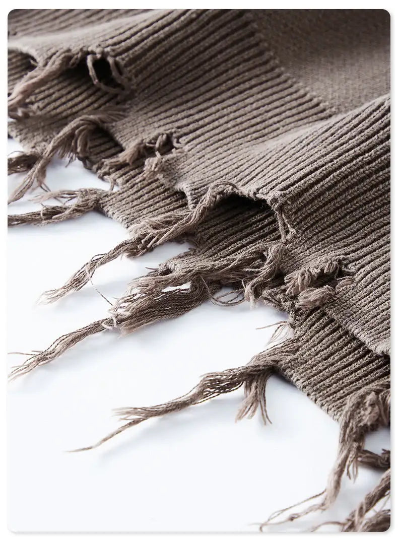 ELIONIS - DISTRESSED SWEATER - Off Culture