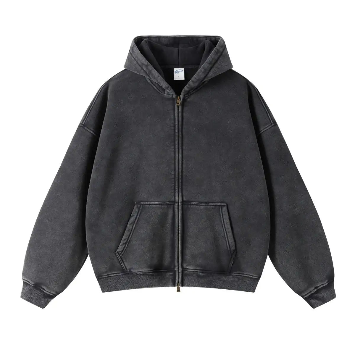 YUKIMARA - OVERSIZED ZIPPER - Black - Off Culture
