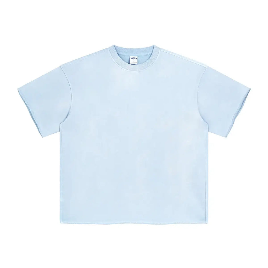 OFF CULTURE WASHED TEE - Light Blue - Off Culture