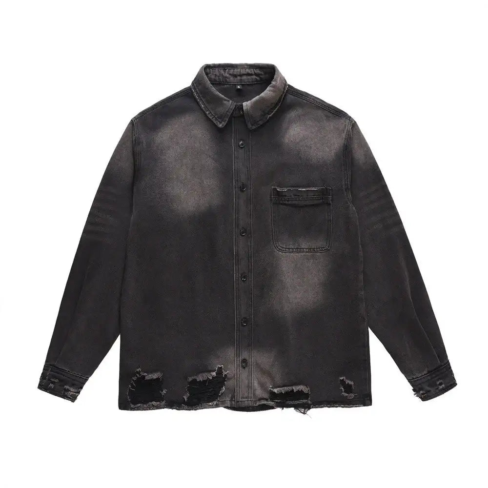 OPIUM - WASHED JACKET - Black - Off Culture