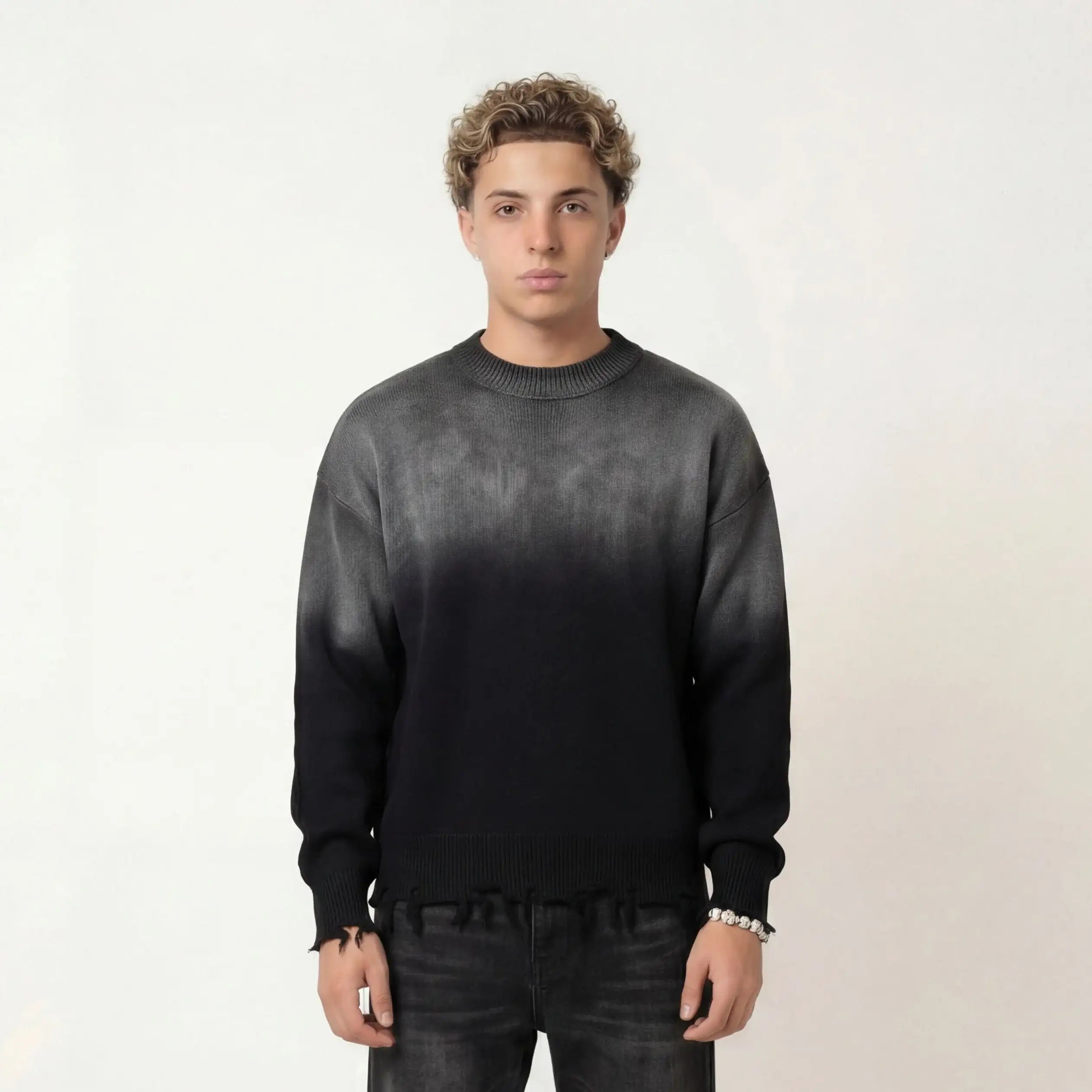 KEN - DISTRESSED SWEATER - Off Culture