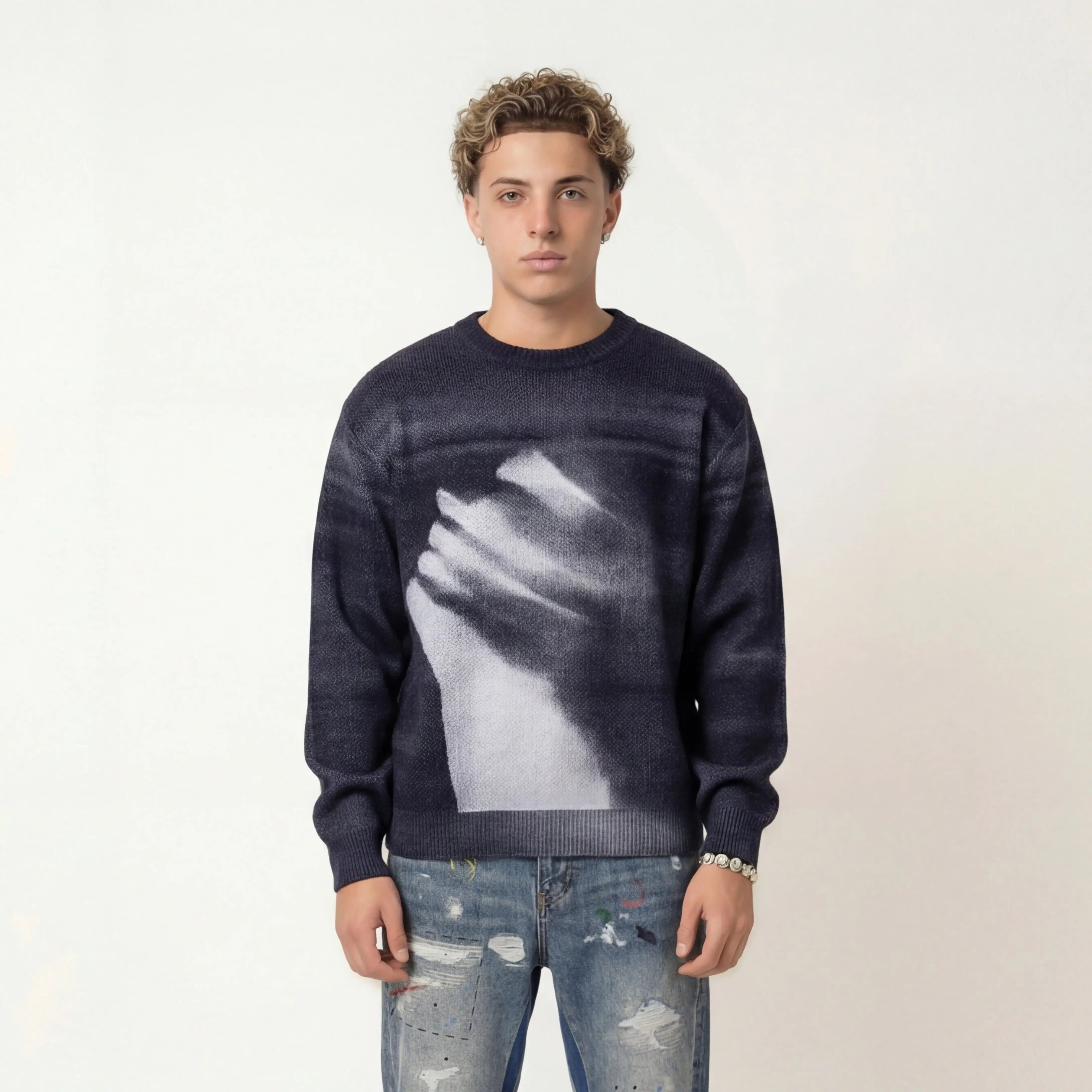 GRAPHY - KNITTED SWEATER - Off Culture