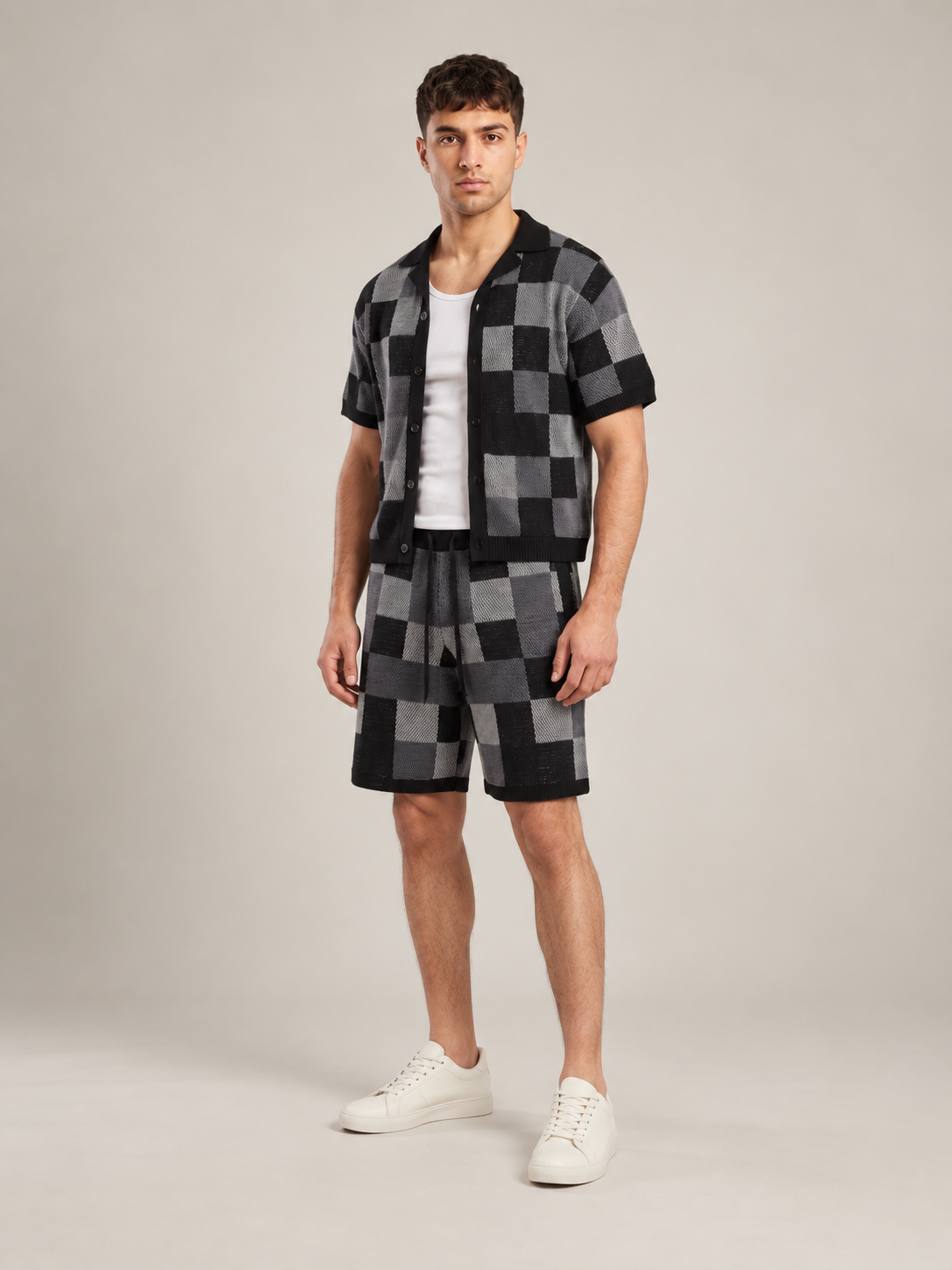 Off Culture Cove Summer Set Black — front three-quarter studio view