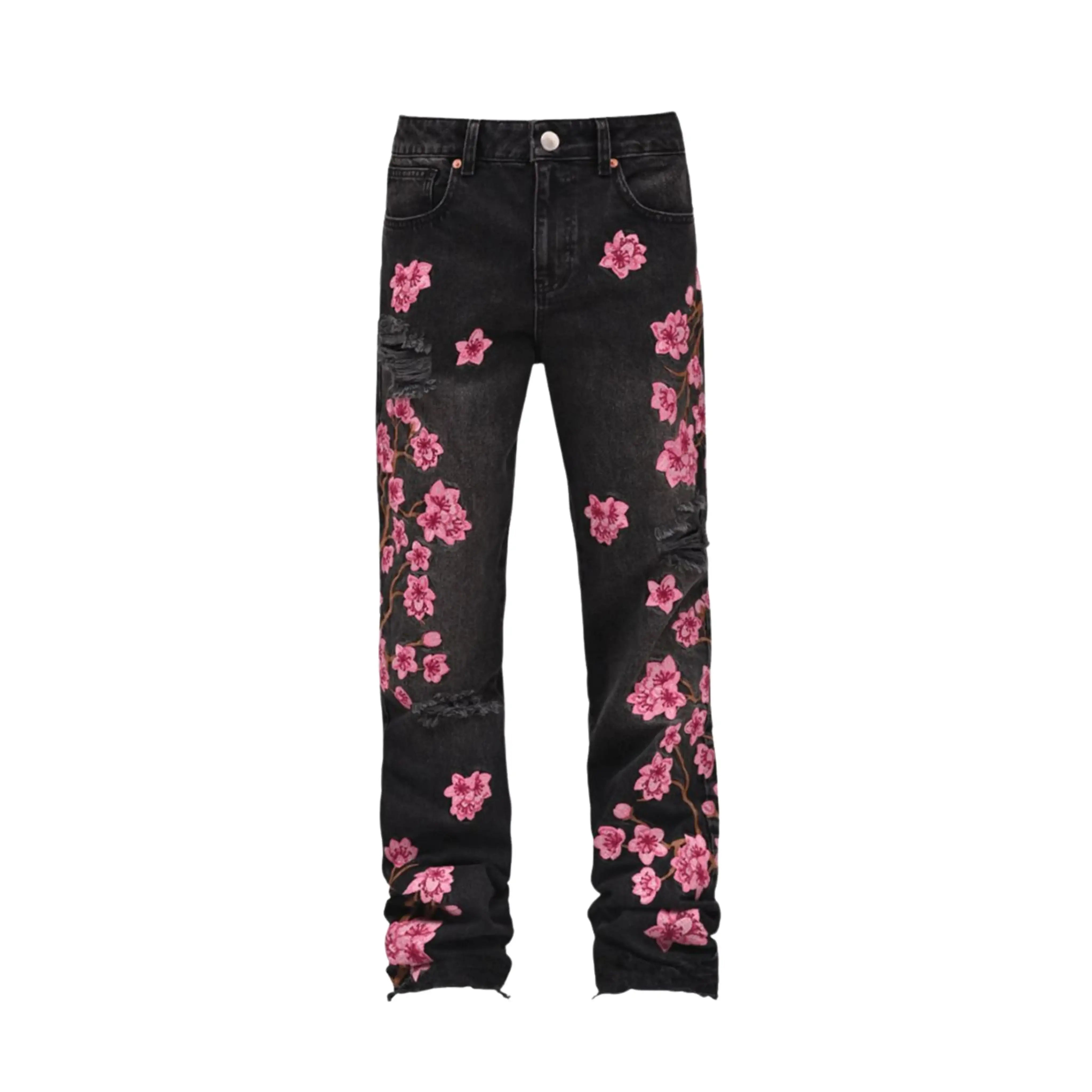 ROSES BLACK - JEANS - Black - Off Culture