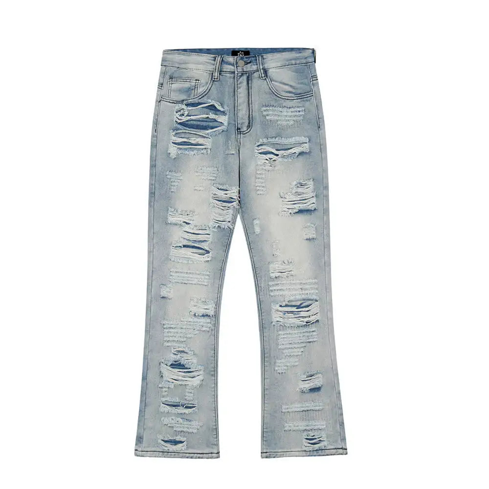 DAMAY - RIPPED DENIM - Light Blue - Off Culture
